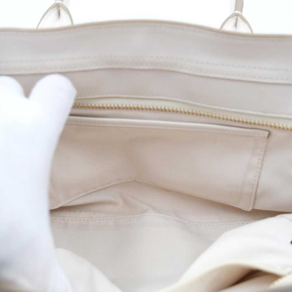 COACH Shoulder Bag Leather White 2Way - image 12