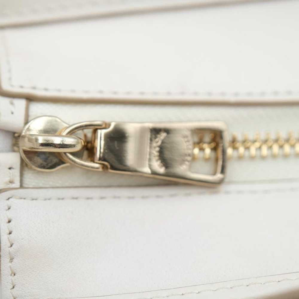 COACH Shoulder Bag Leather White 2Way - image 7