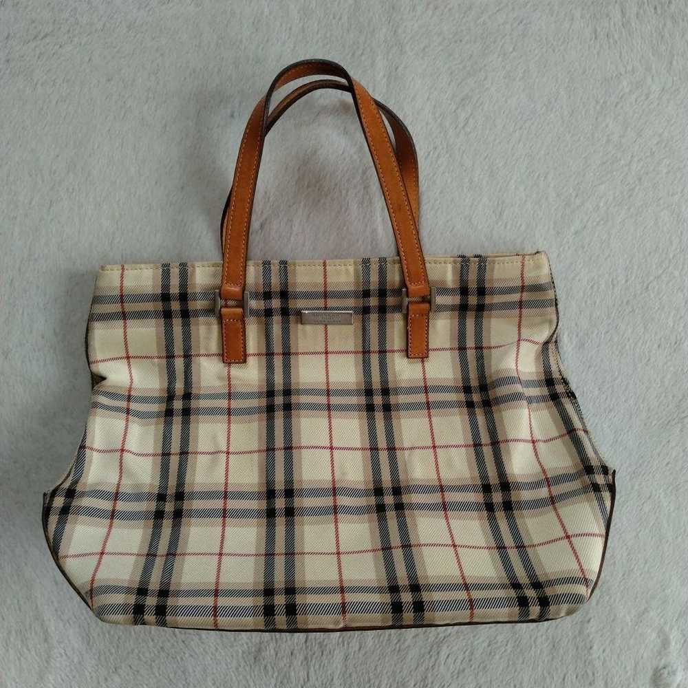 BURBERRY BLUELABEL Mini Tote Check Pattern - image 1