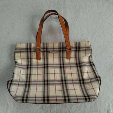 BURBERRY BLUELABEL Mini Tote Check Pattern - image 1