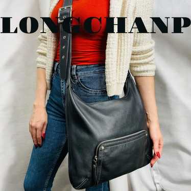 【Popular】LONGCHAMP Long Shoulder Bag Black Unisex - image 1