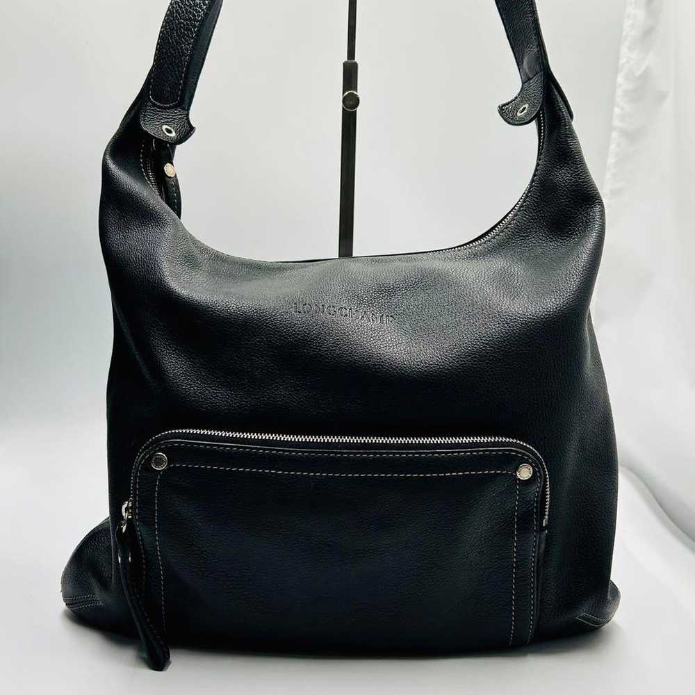 【Popular】LONGCHAMP Long Shoulder Bag Black Unisex - image 3