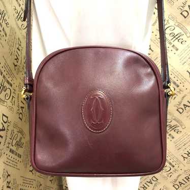 Cartier Shoulder Bag Pochette Must Line FL157