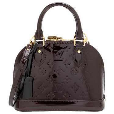 Louis Vuitton Alma leather satchel