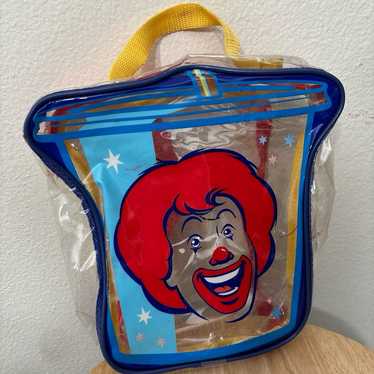 Vintage McDonald's Kids Clear Backpack - image 1