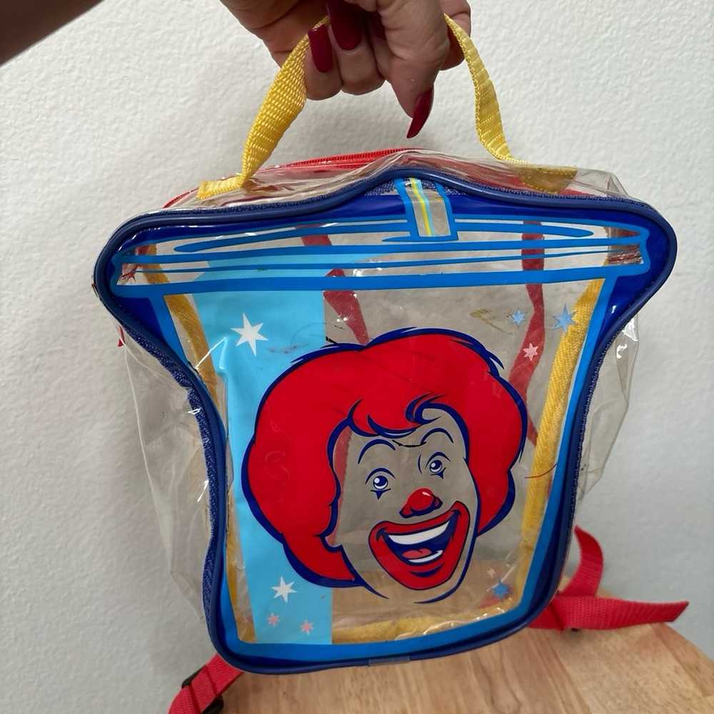 Vintage McDonald's Kids Clear Backpack - image 6