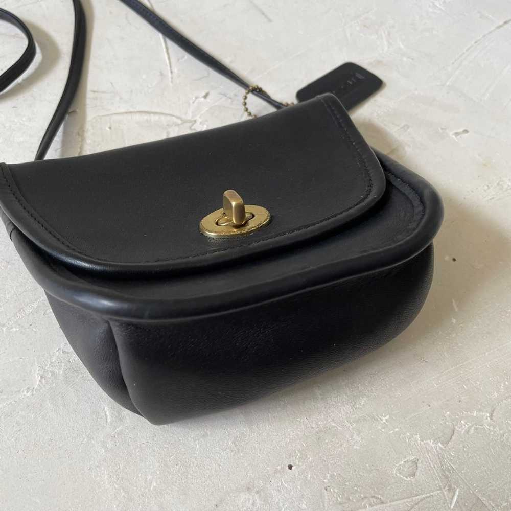 Vintage Coach Black Everett Mini Bag - image 3