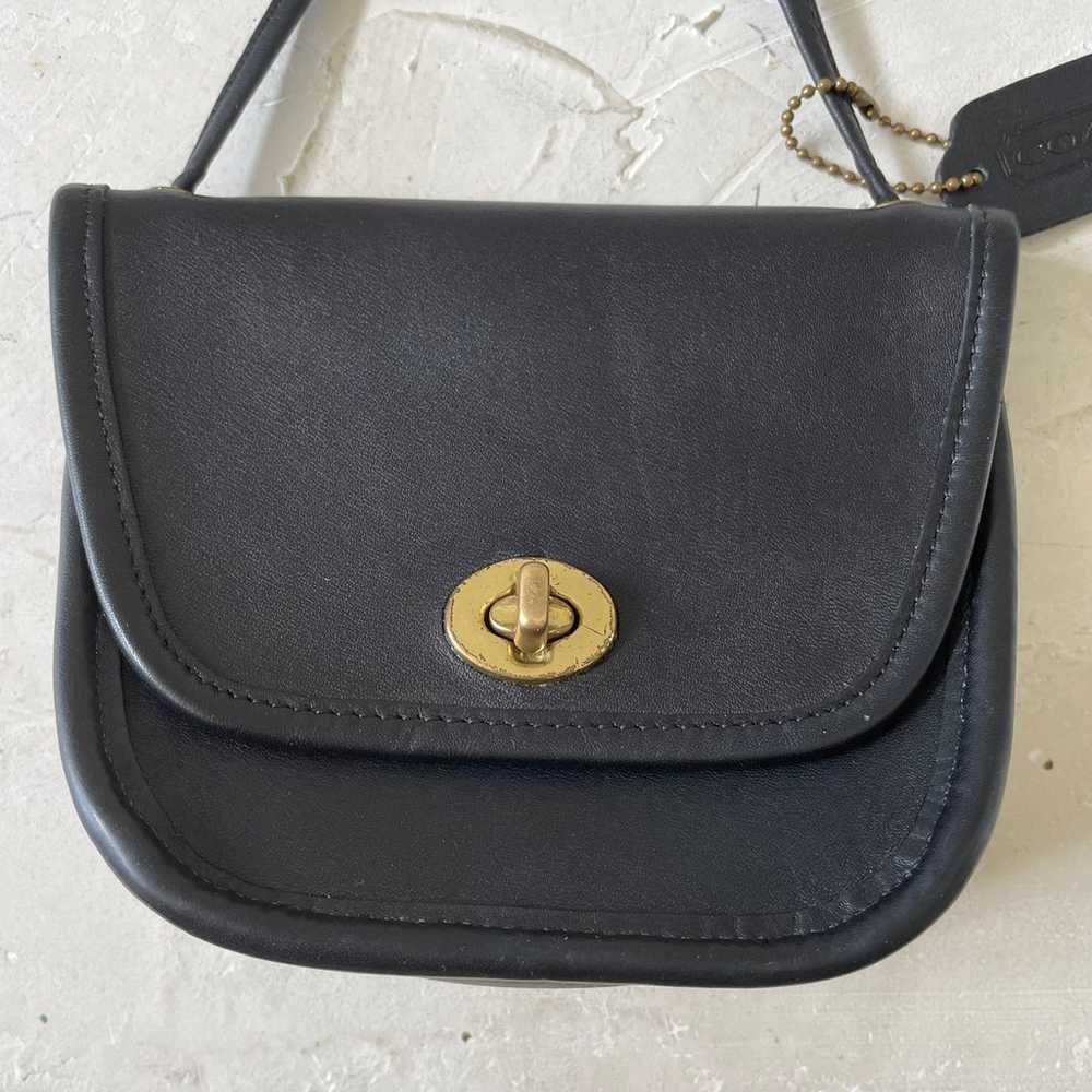 Vintage Coach Black Everett Mini Bag - image 4