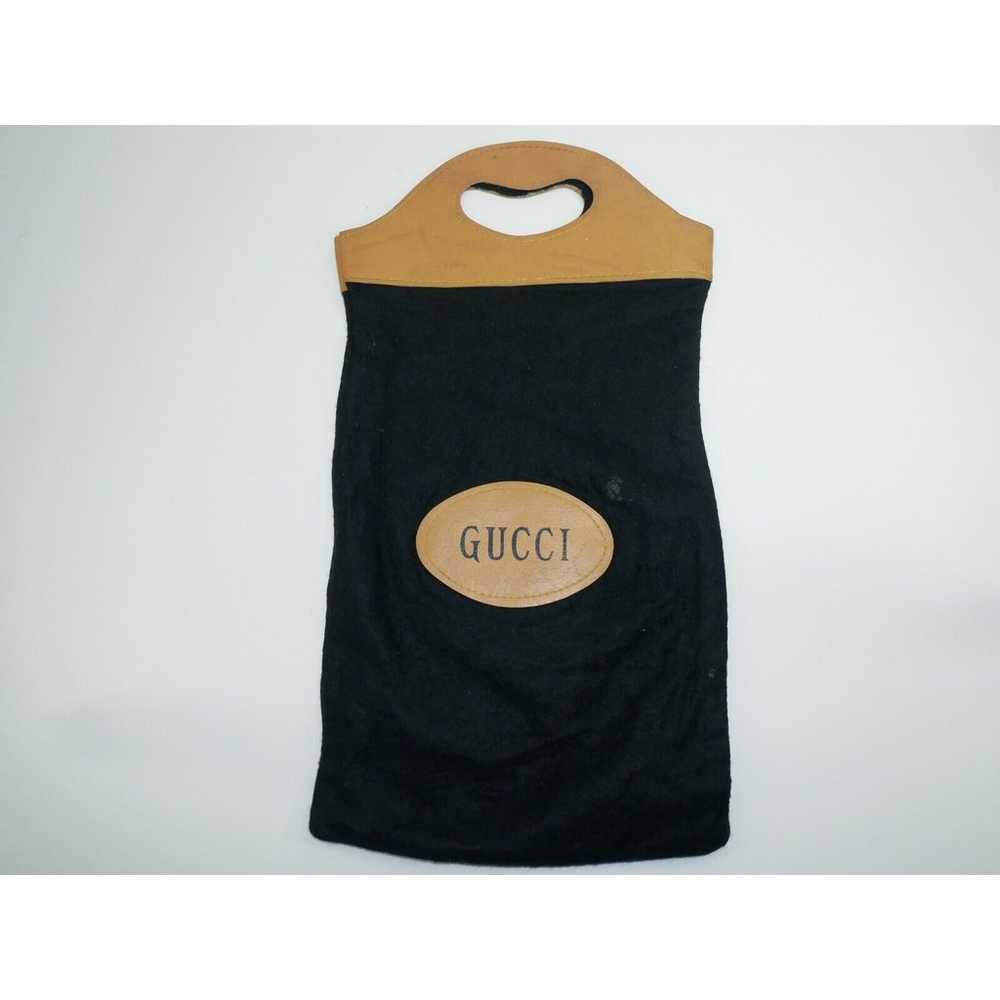 VTG 1970's Gucci Fabric Wool Shopping Bags Hand T… - image 1