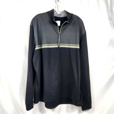 メンズ長袖ゴルフポロシャツCallaway Weather Series XL Callaway Men's Weather Series ¼ Zip Mock Neck Pullover For