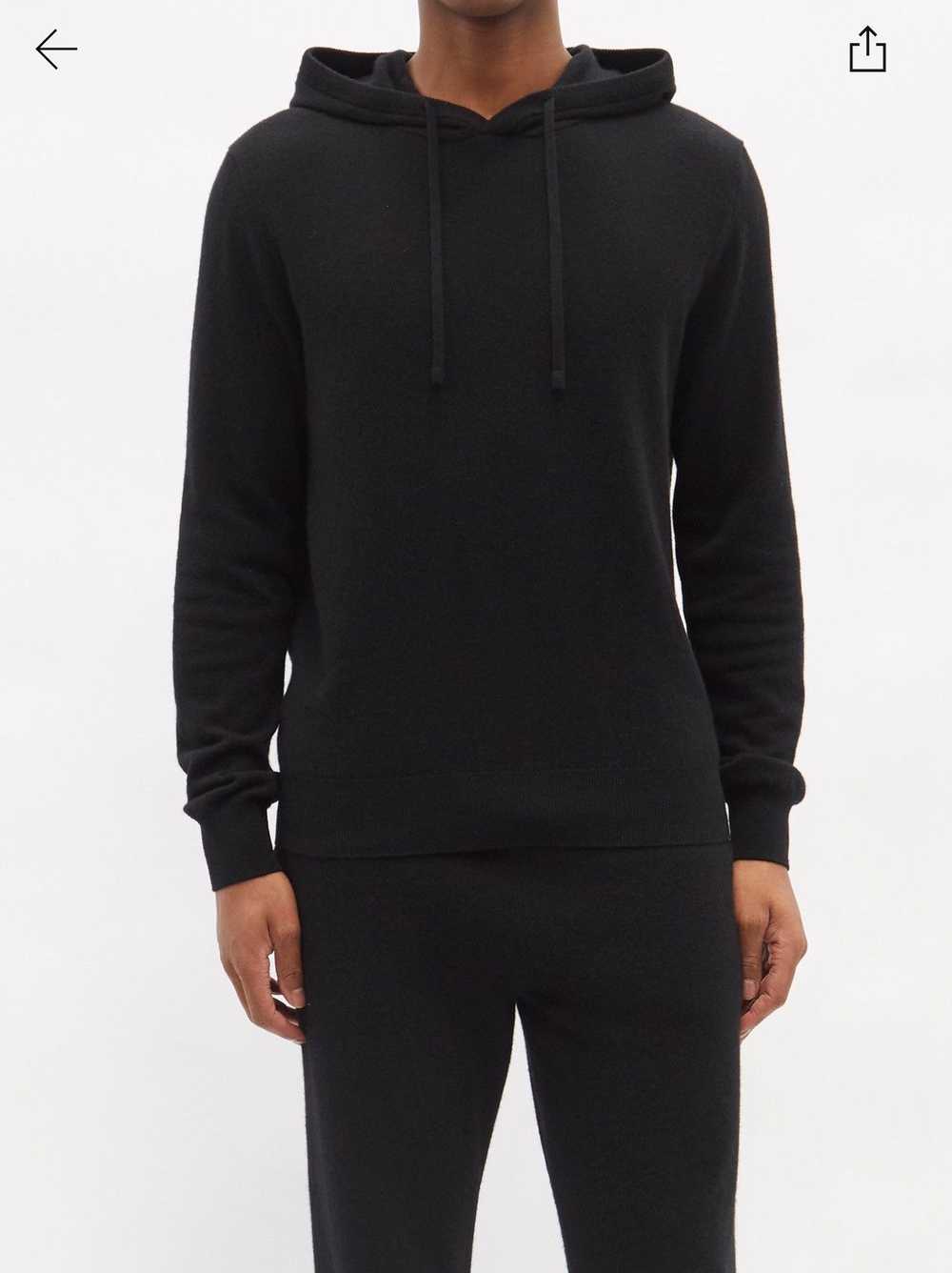 The Row THE ROW 100% CASHMERE BLACK Hoodie - image 1