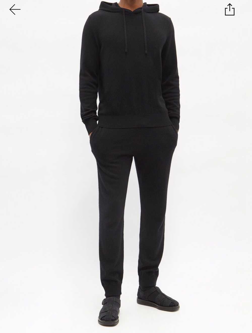 The Row THE ROW 100% CASHMERE BLACK Hoodie - image 6