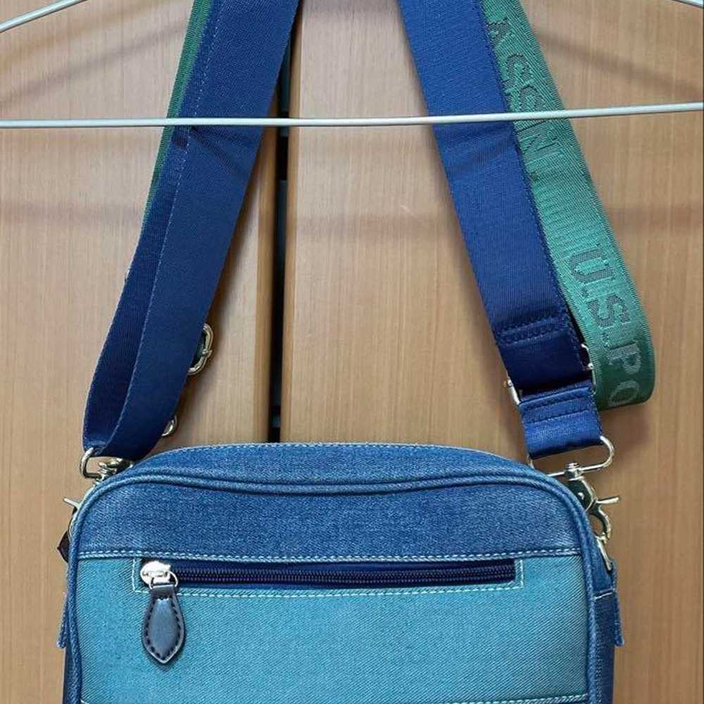 US POLO ASSN Denim Shoulder Bag Green x Denim. - image 2