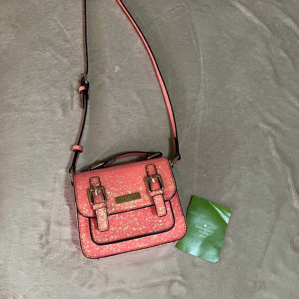 Katespade pink coral scout purse - image 12