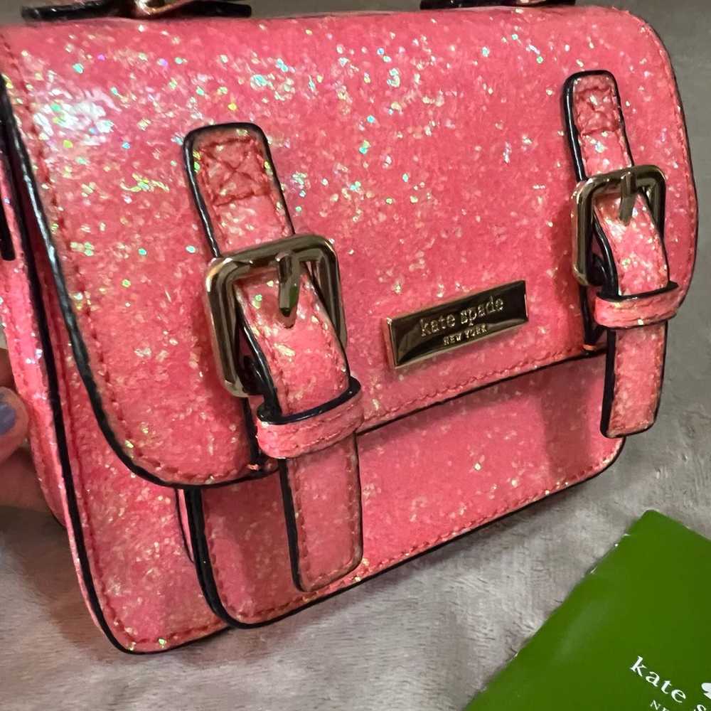 Katespade pink coral scout purse - image 3