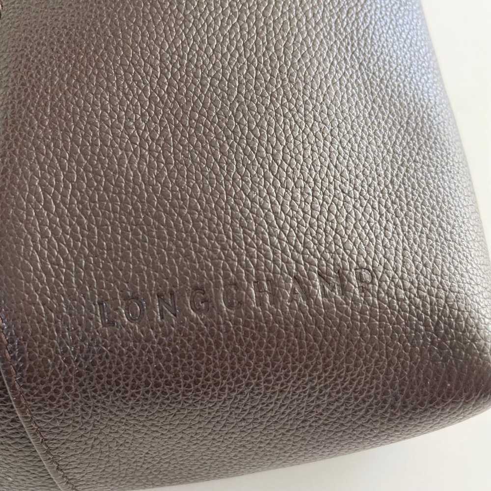 Longchamp Leather Should Bag Brown - image 5