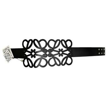 Loewe Anagram Cut-out leather belt