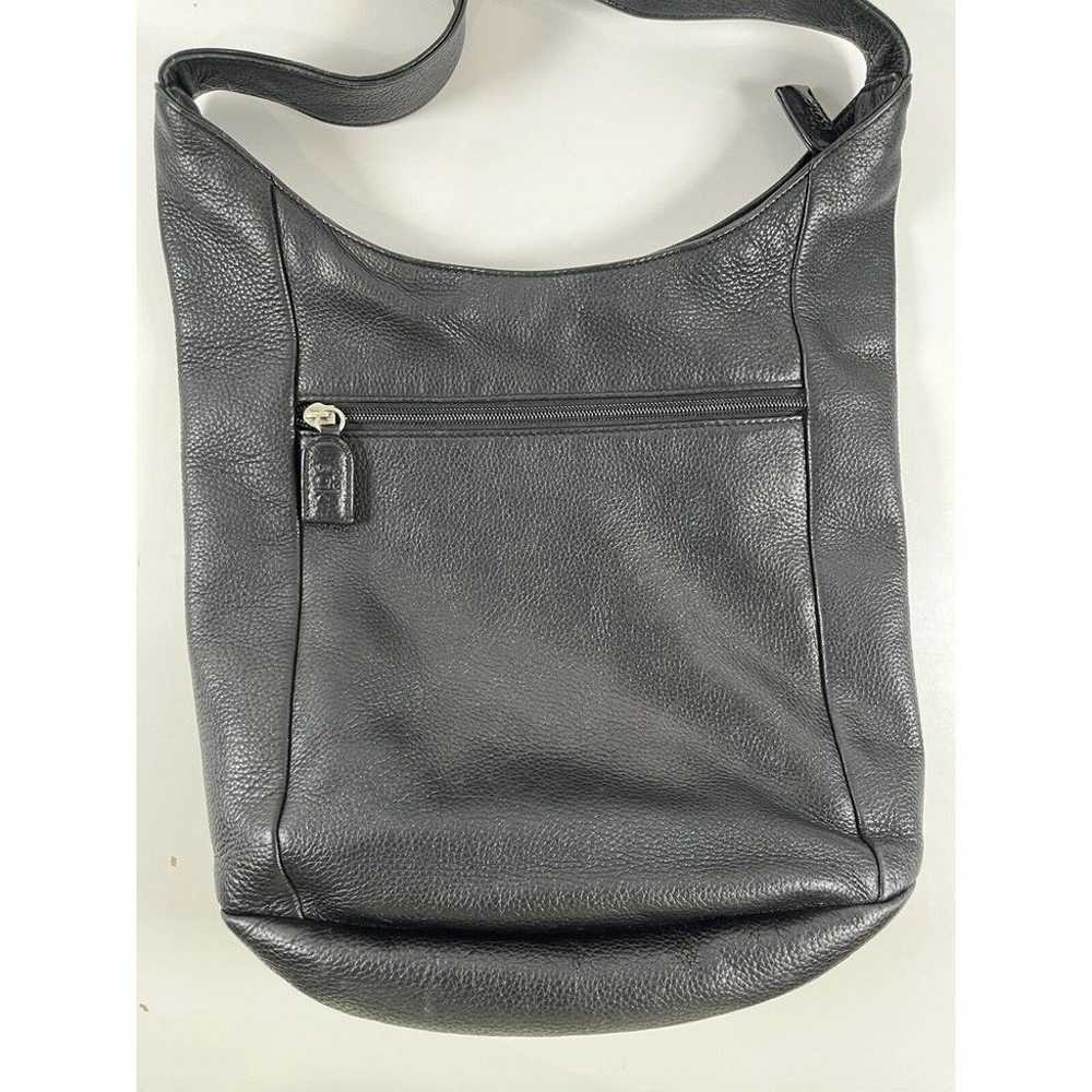 Vintage The SAK Original Hobo Black Pebbled Pure … - image 7