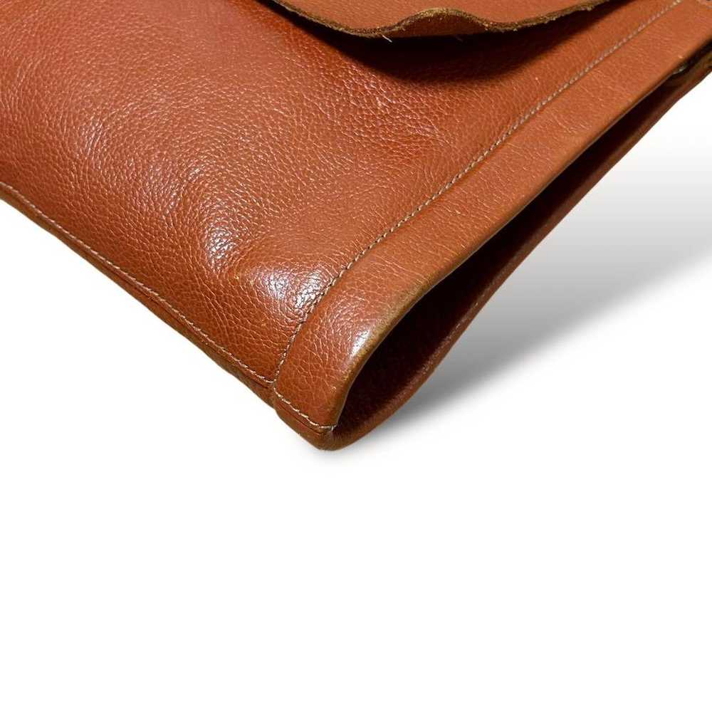 IL BISONTE shoulder bag pochette all leather brow… - image 10