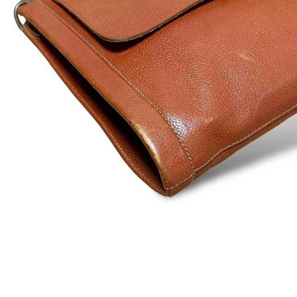 IL BISONTE shoulder bag pochette all leather brow… - image 11