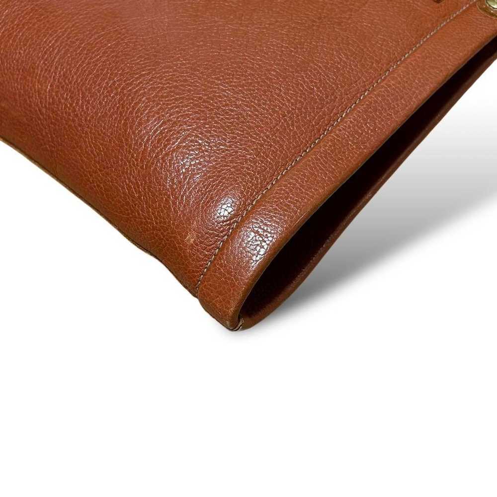 IL BISONTE shoulder bag pochette all leather brow… - image 12