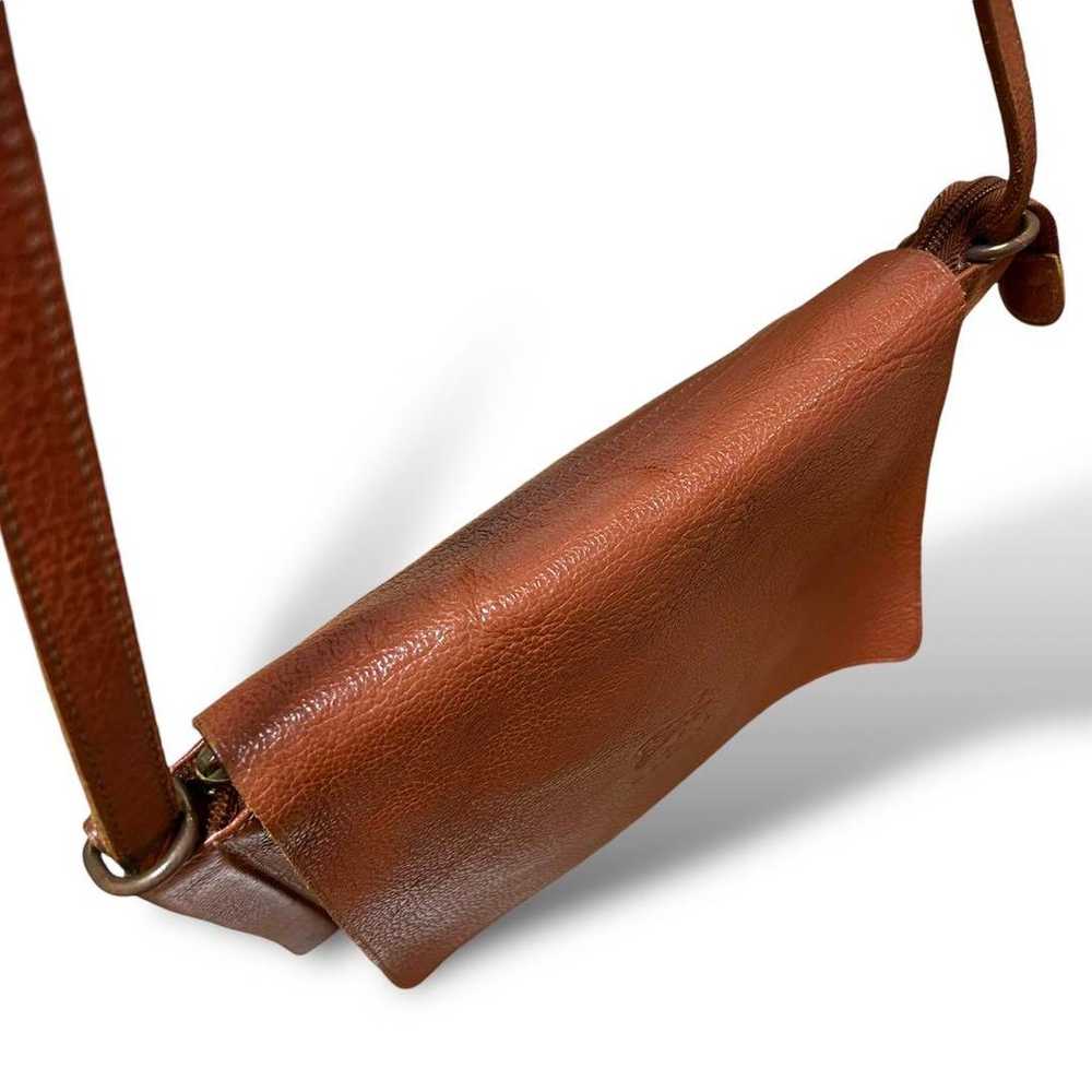 IL BISONTE shoulder bag pochette all leather brow… - image 7