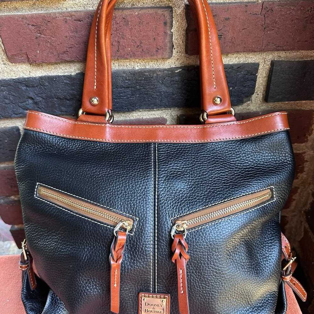 Dooney Sara tote bag in excellent used condition - image 1