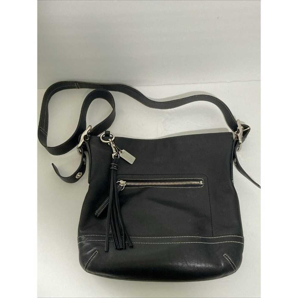 Coach C6641 Studio Black Leather Bucket Shoulder … - image 1