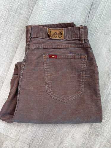 Vintage Lee Riders Light Brown Corduroy Pants