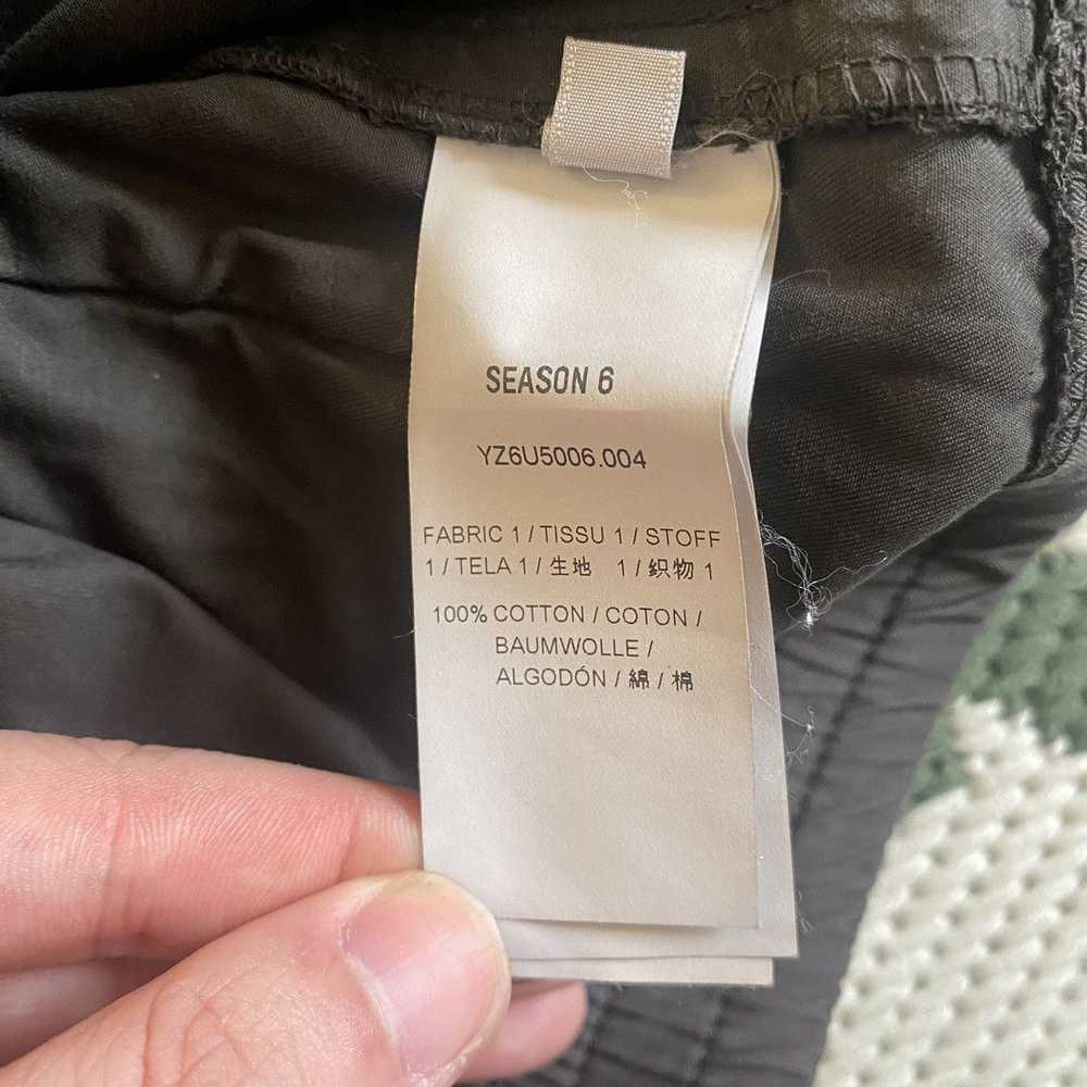 Yeezy Season Yeezy Season 6 Cotton Work Jogger Pa… - image 3