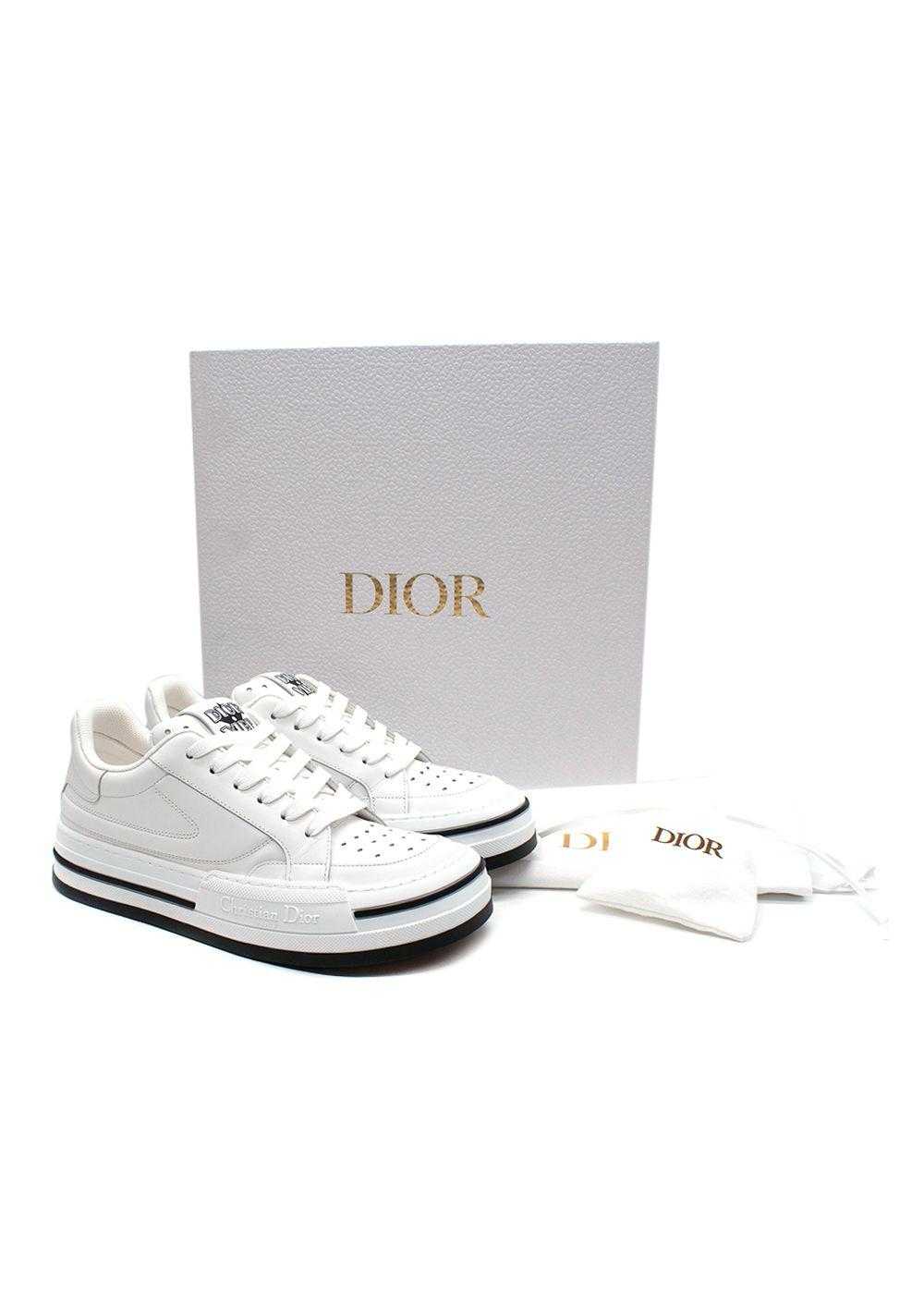 Managed by hewi Dior White Leather Freeway Traine… - image 2