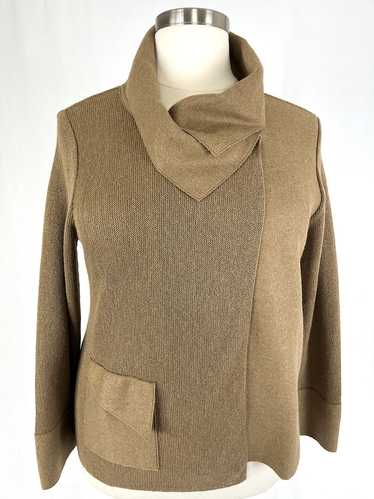 Beyond Threads Size XL (16/18) Walnut Sweater Jac… - image 1