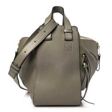 LOEWE Calfskin Small Hammock Shoulder Bag Grey