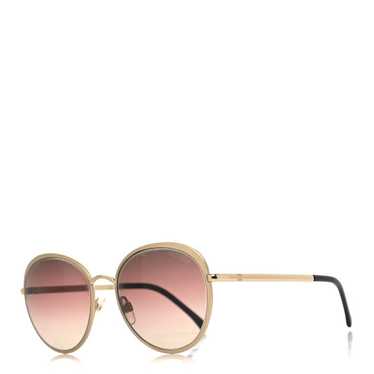 Chanel buy 4232 18k Gold Round Sunglasses