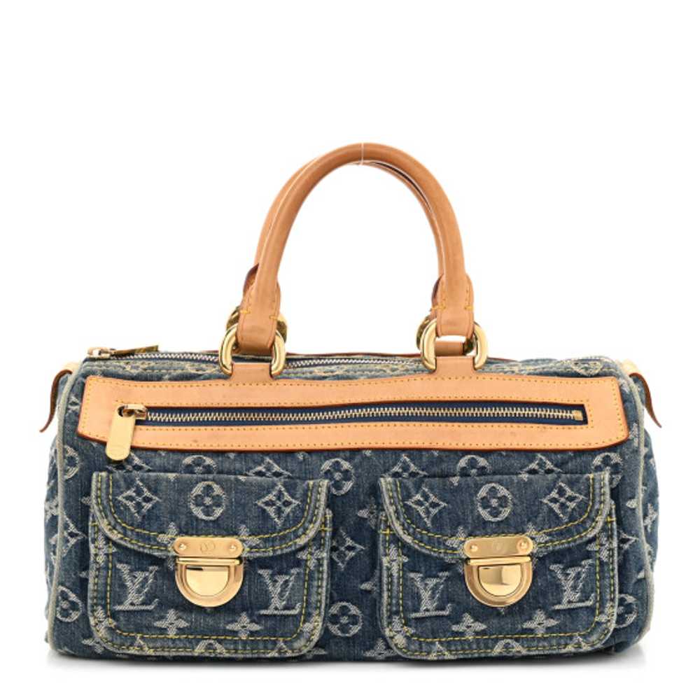 LOUIS VUITTON Monogram Denim Neo Speedy Blue - image 1