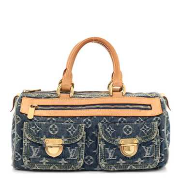 LOUIS VUITTON Monogram Denim Neo Speedy Blue - image 1