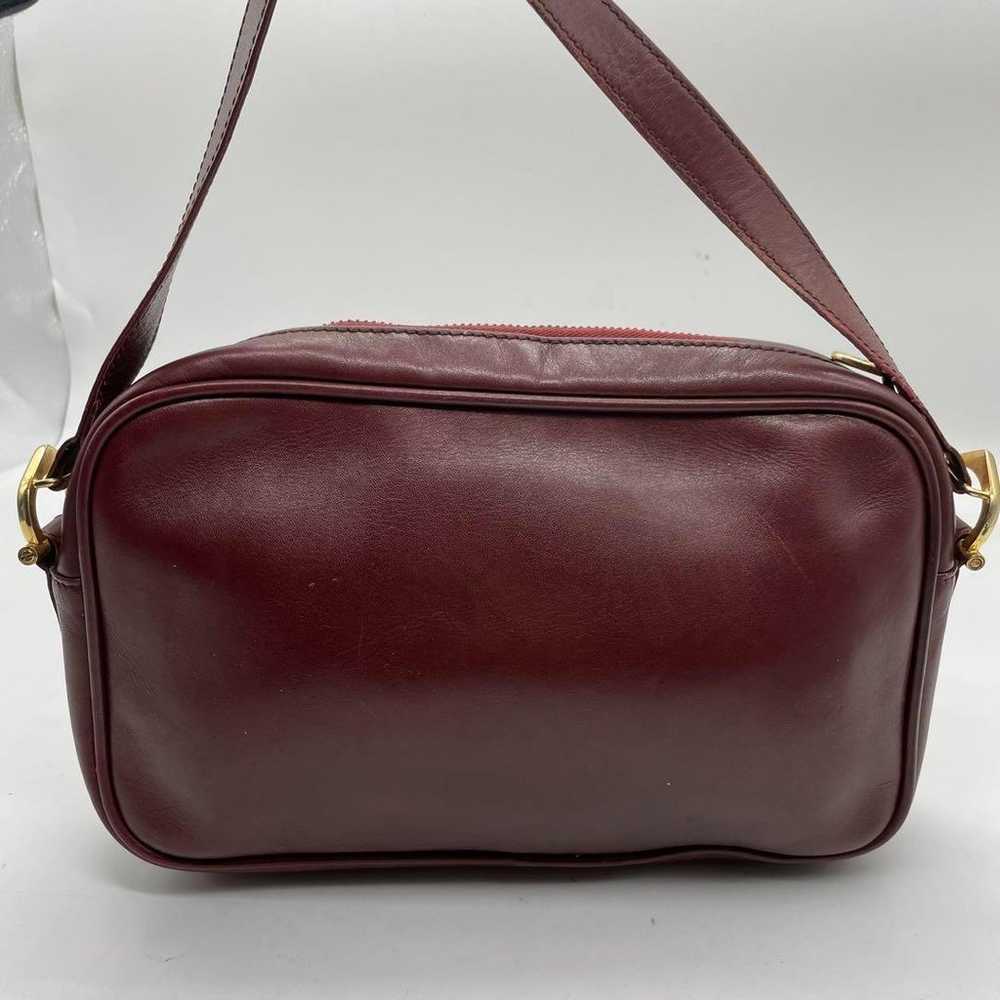 Cartier leather shoulder bag Must line pochette B… - image 2