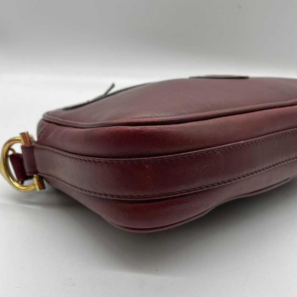 Cartier leather shoulder bag Must line pochette B… - image 4