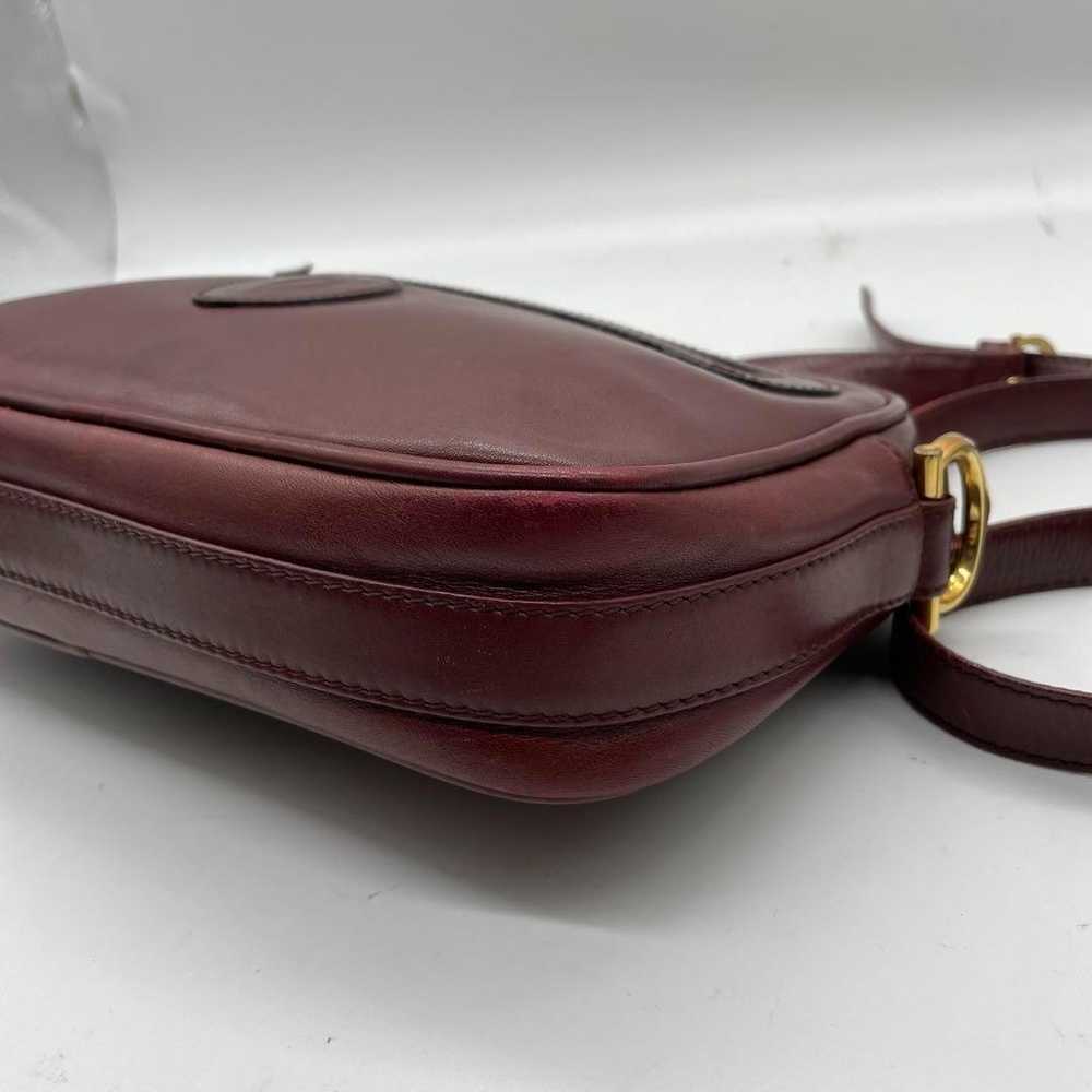 Cartier leather shoulder bag Must line pochette B… - image 5