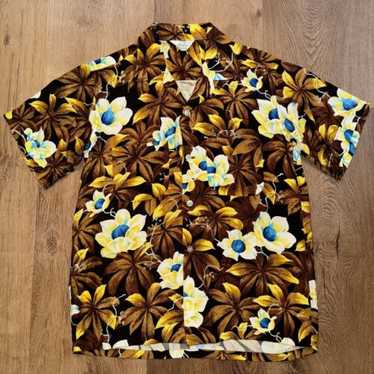 1950s penneys hawaiian rayon - Gem