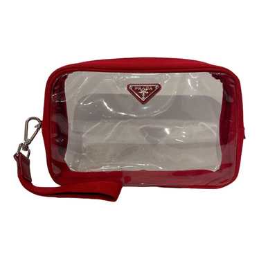 PRADA/Pouch/Border/CLR/Red Border Makeup Pouch - image 1