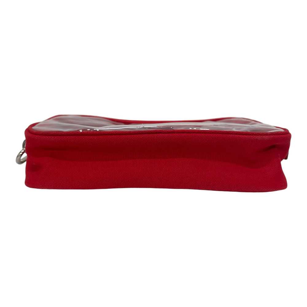 PRADA/Pouch/Border/CLR/Red Border Makeup Pouch - image 3