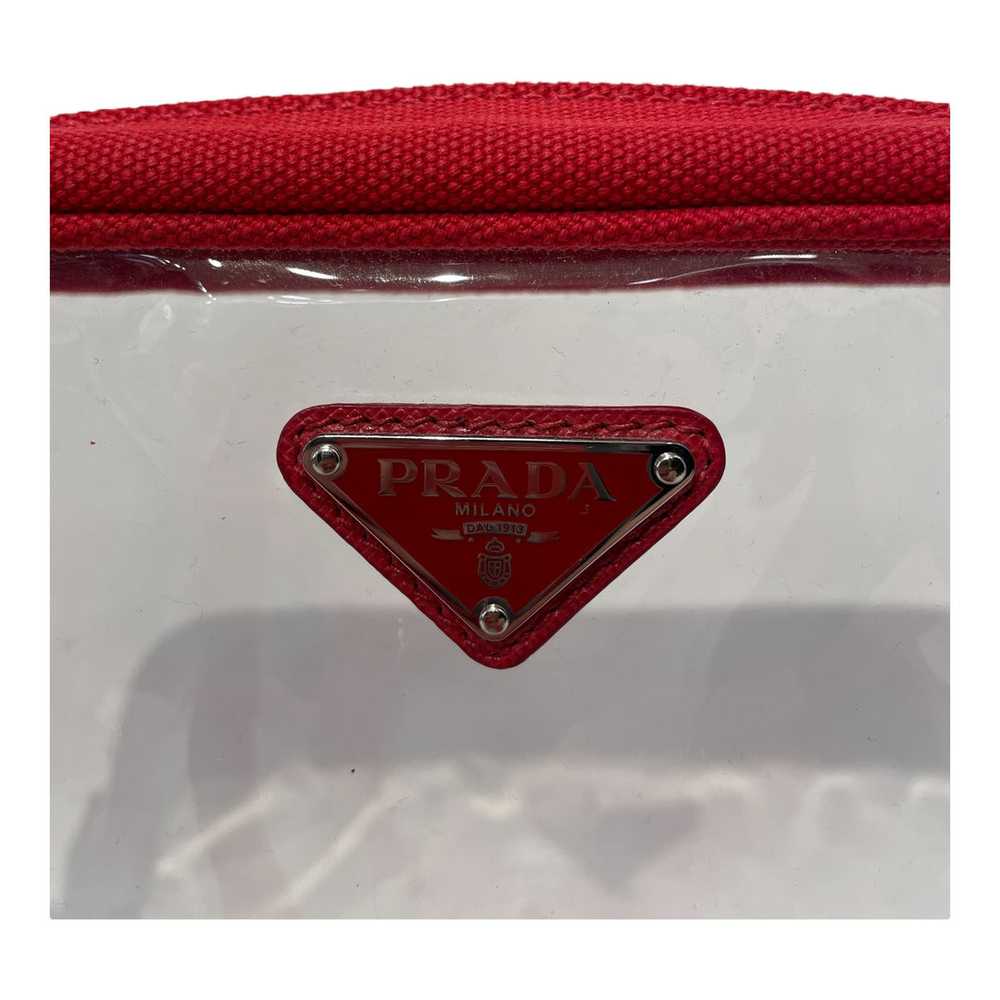 PRADA/Pouch/Border/CLR/Red Border Makeup Pouch - image 4