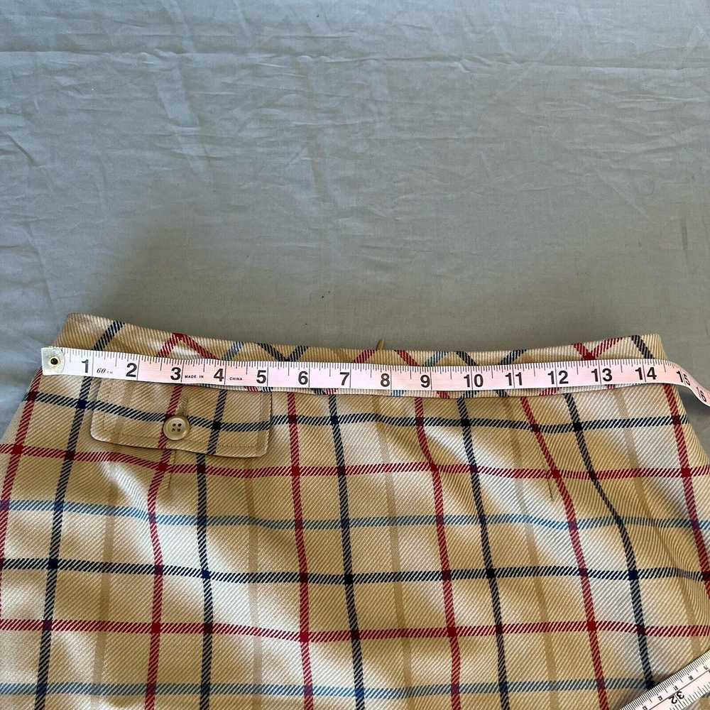 Pendleton Vintage Pendleton Wool Skirt Brown Plai… - image 7