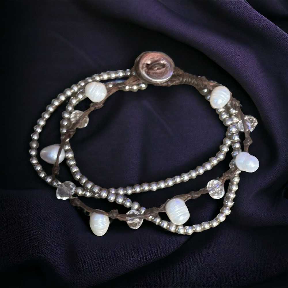 Other Multi strand freshwater pearl bracelet - image 1