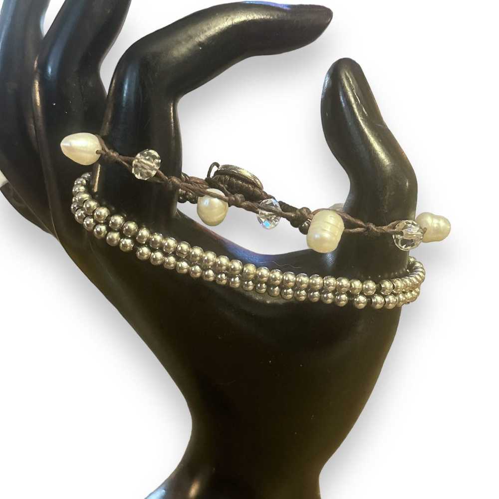 Other Multi strand freshwater pearl bracelet - image 4