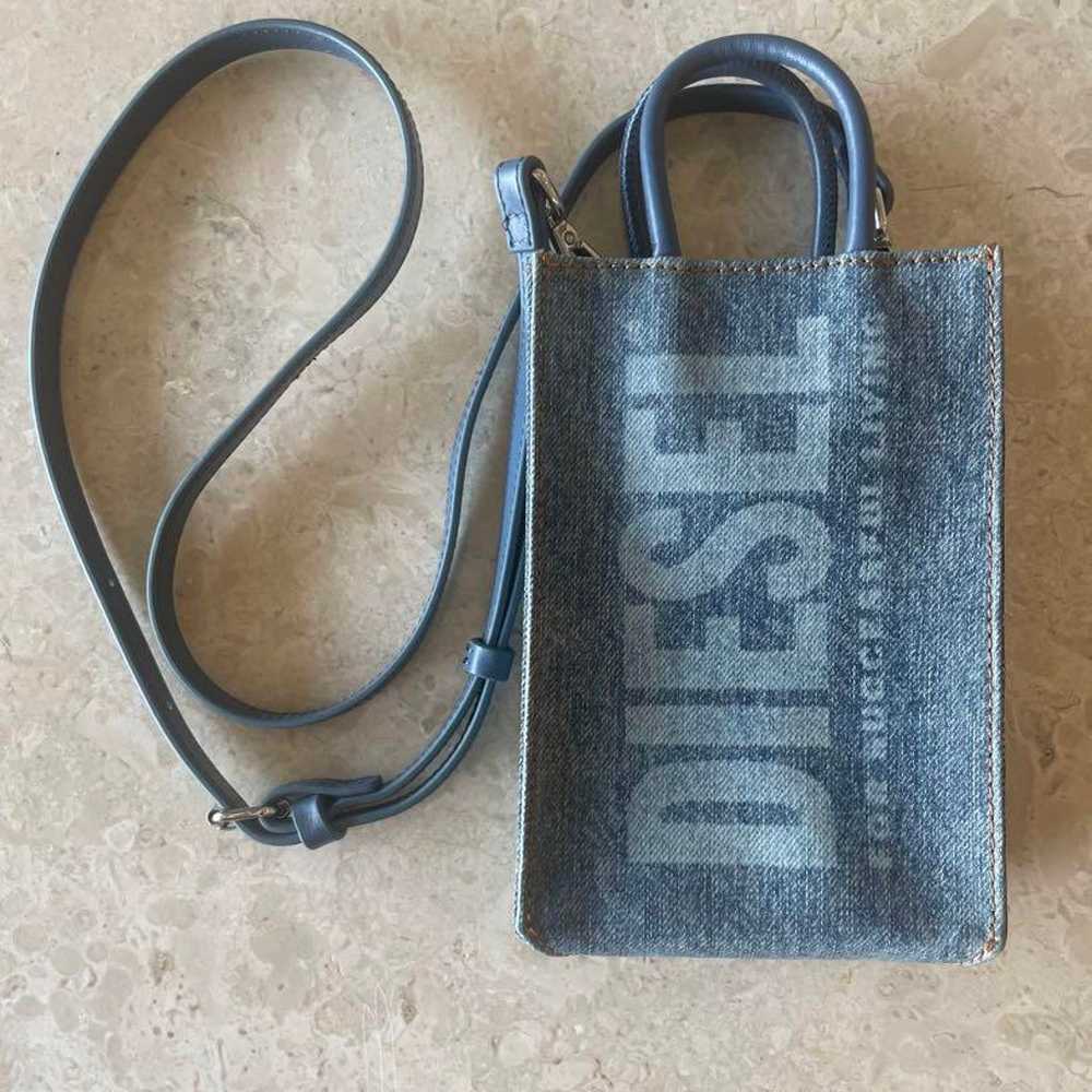 DIESEL Denim Sacosh Shoulder Bag - image 1