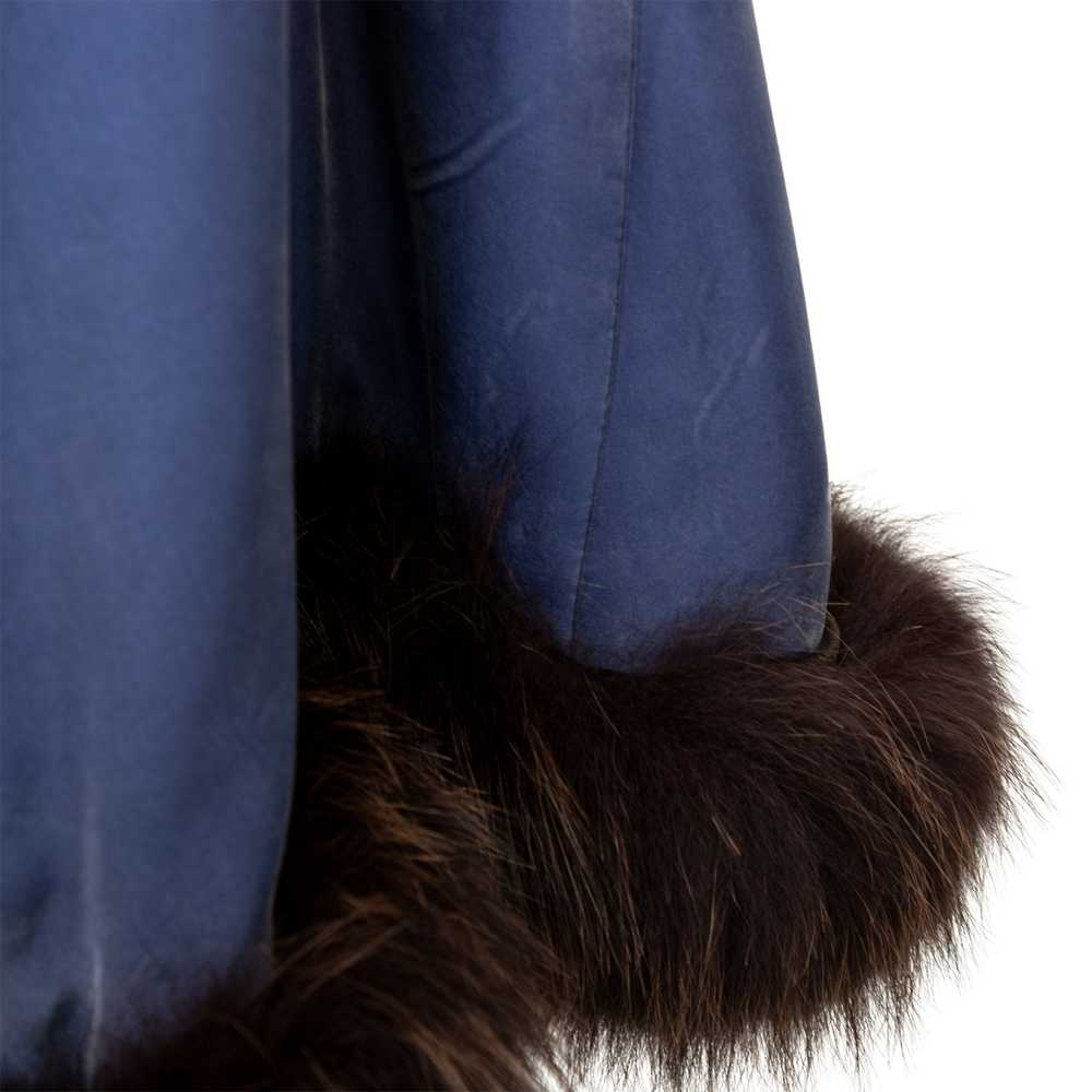 Collection Privée Open Front Coat with Fur - '90s - image 7