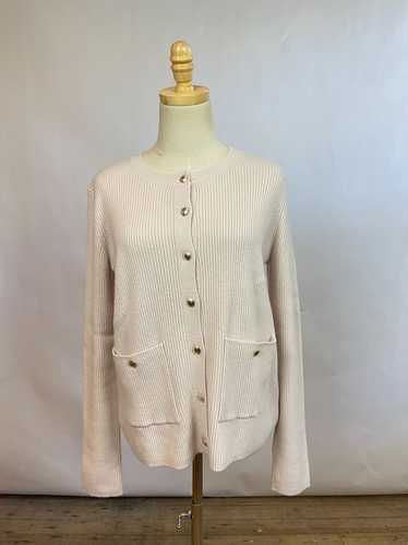 Sablyn Lake Cashmere Rib Knit Cardigan (M) | Used,