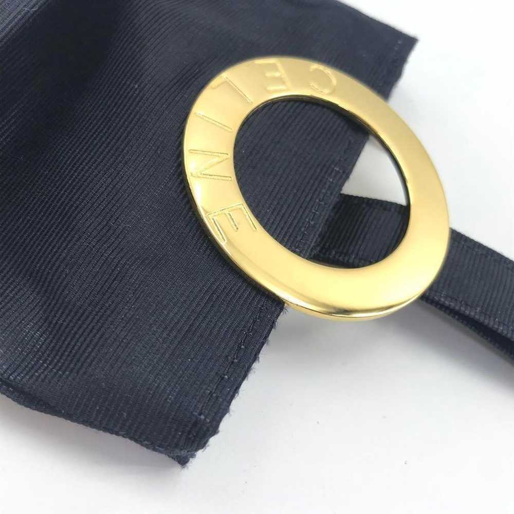 CELINE Celine Handbag Pouch Mini Circle Logo Gold… - image 6